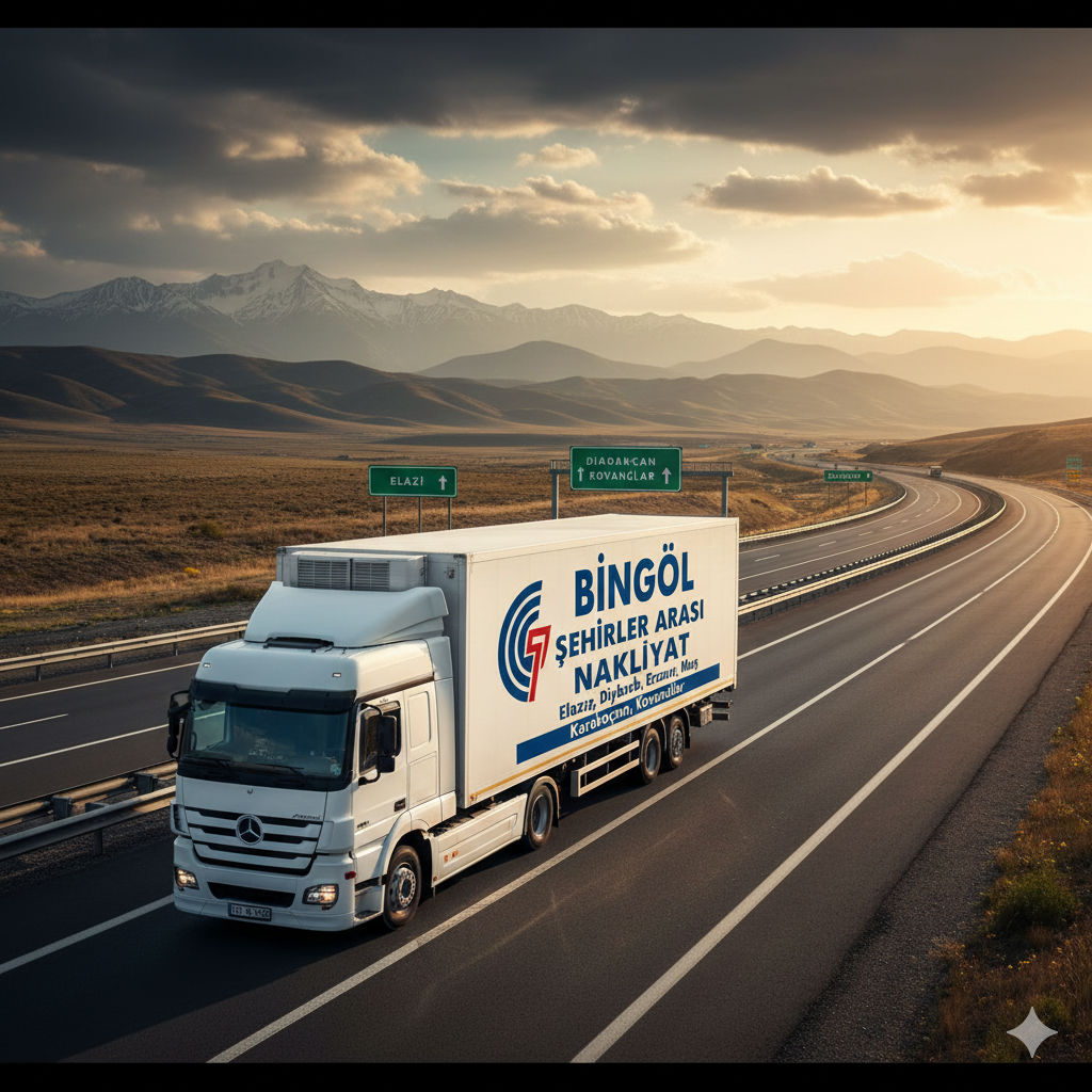 Doğu Anadolu nun Taşıma Hattı Bingöl den  Güvenli Nakliyat